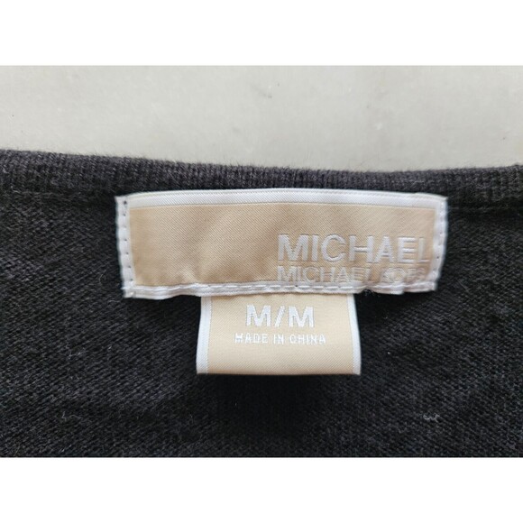 Michael Kors Women's Black Angora Sweater with Jewel Neckline Size M - Picture 4 of 9